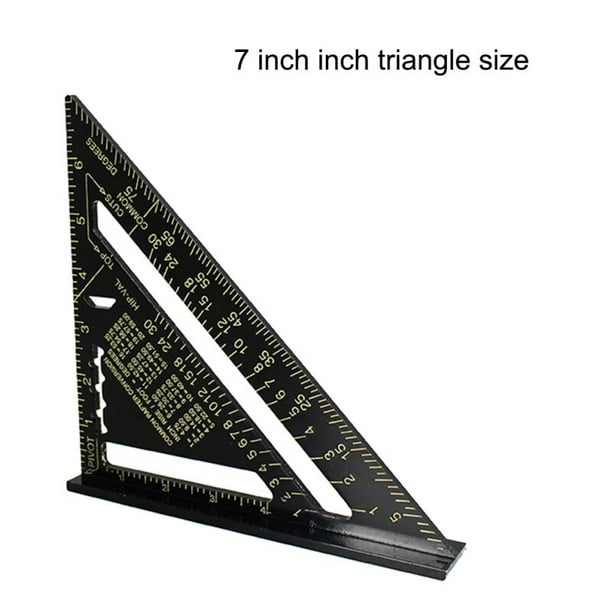 Aluminum Alloy Speed Square Triangle Angle Protractor Ruler Woodworking 4 Colors Aluminum Alloy Speed Square Triangle Angle Protractor Ruler Woodworking 4 Colors